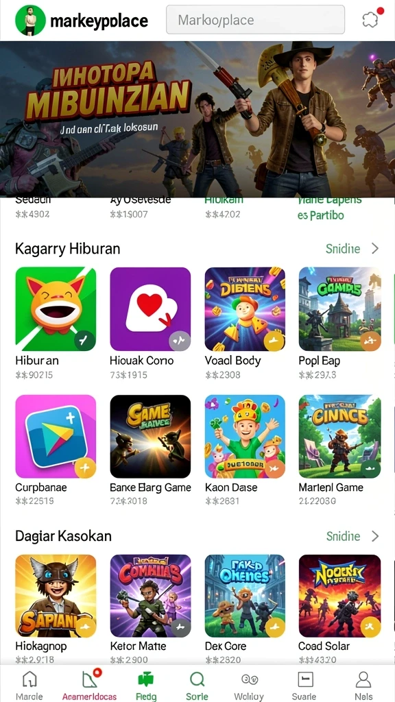 Screenshot menunjukkan aksi seru dalam permainan.
