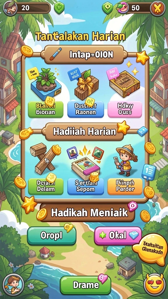 Tampilan antarmuka yang menarik dan intuitif.