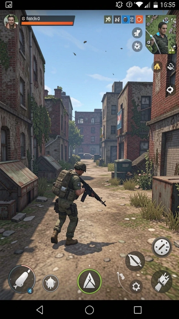 Aksi seru dalam gameplay multiplayer.