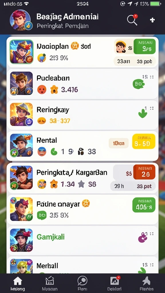 Tampilan utama ARIESTOGEL yang menarik dan mudah digunakan.