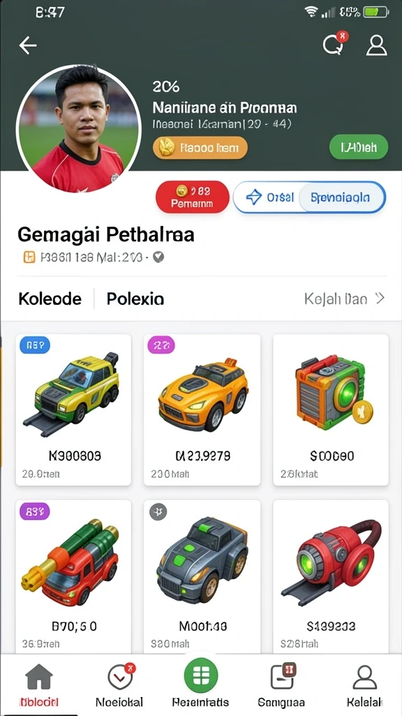 Tampilan antarmuka yang ramah pengguna.