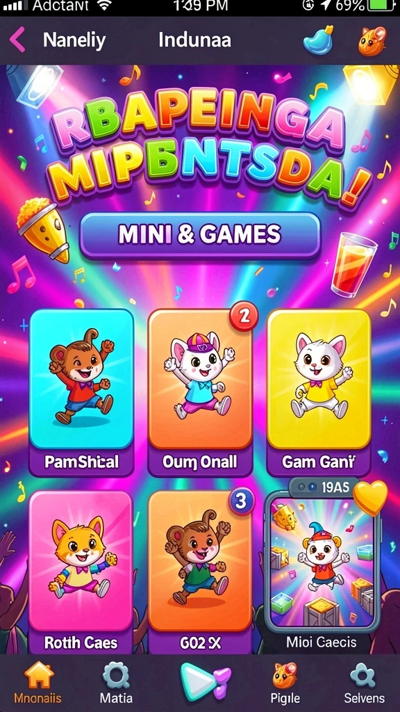 Tampilan awal permainan yang memukau dengan karakter utama.
