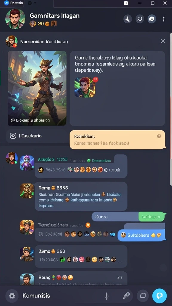 Fitur multiplayer yang memungkinkan permainan bersama teman.