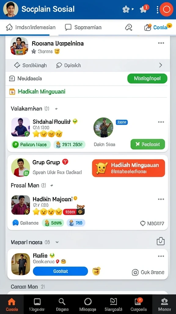 Tampilan antarmuka pengguna yang intuitif.