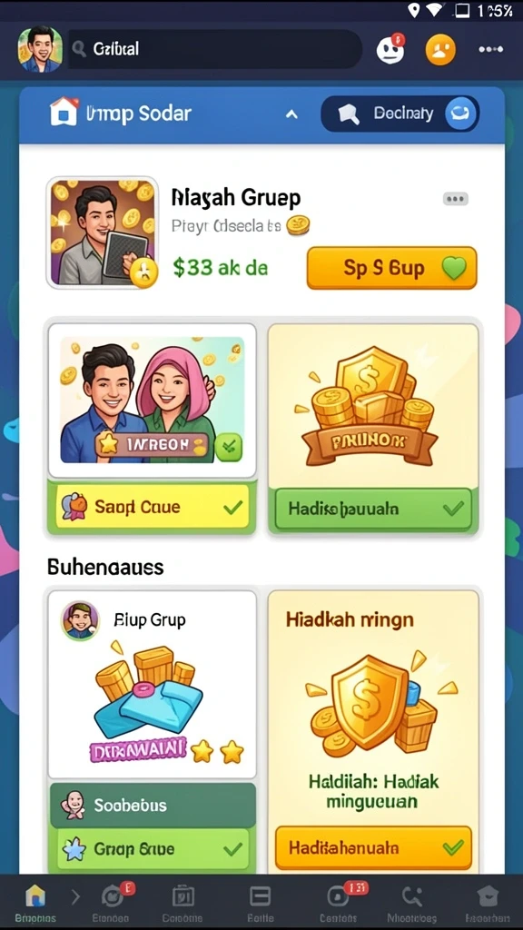 Tampilan antarmuka yang ramah pengguna.