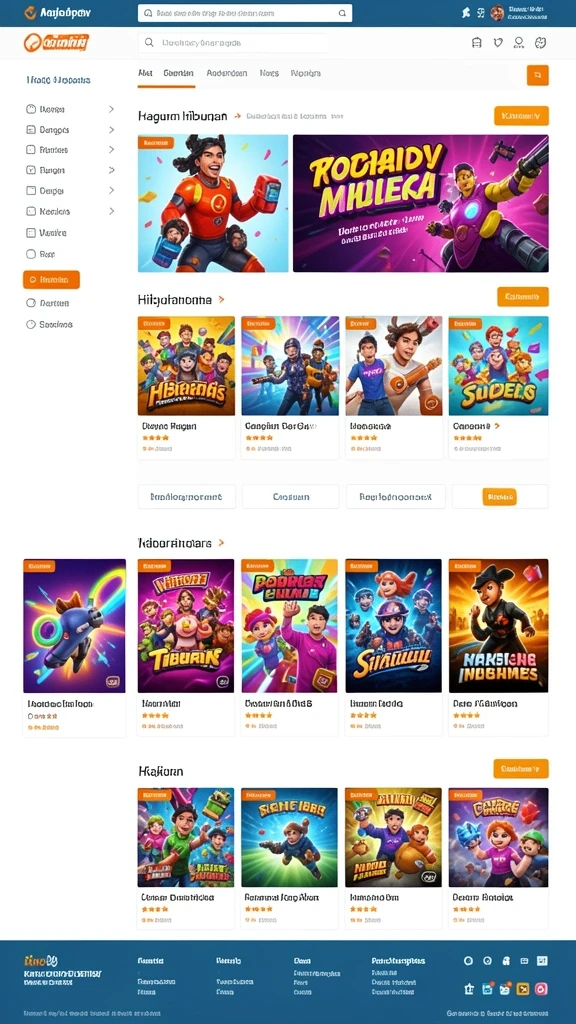 Tampilan antarmuka yang menarik dan modern.