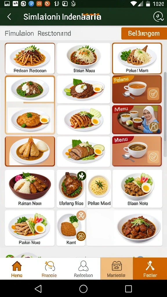Antarmuka pengguna yang menarik dan mudah dipahami.