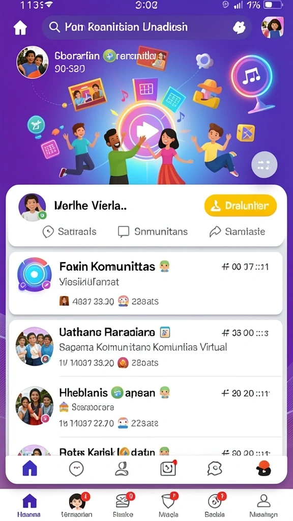 Gambar ketiga menampilkan menu multiplayer yang seru.