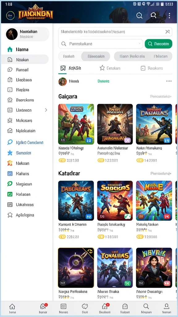 Tangkapan layar menampilkan fitur multiplayer dengan pemain lain.