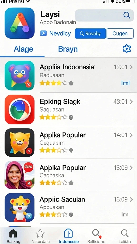 Berbagai karakter unik yang dapat dipilih untuk dimainkan.