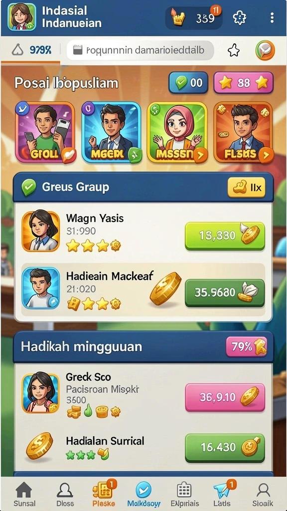 Pengalaman live casino yang imersif dan interaktif.