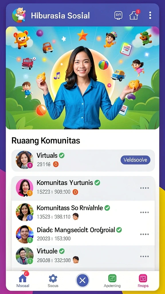 Tampilan antarmuka utama HUJANTOTO yang menarik.