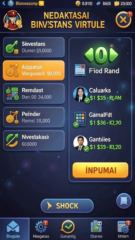 Karakter dengan desain menarik dan unik.