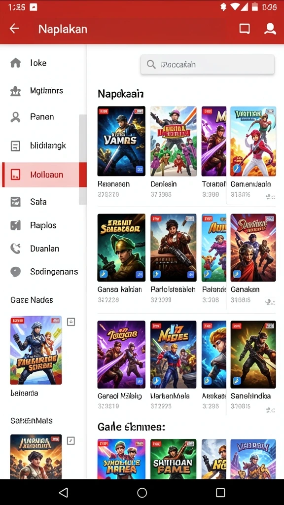 Tampilan awal yang menarik dan penuh warna.