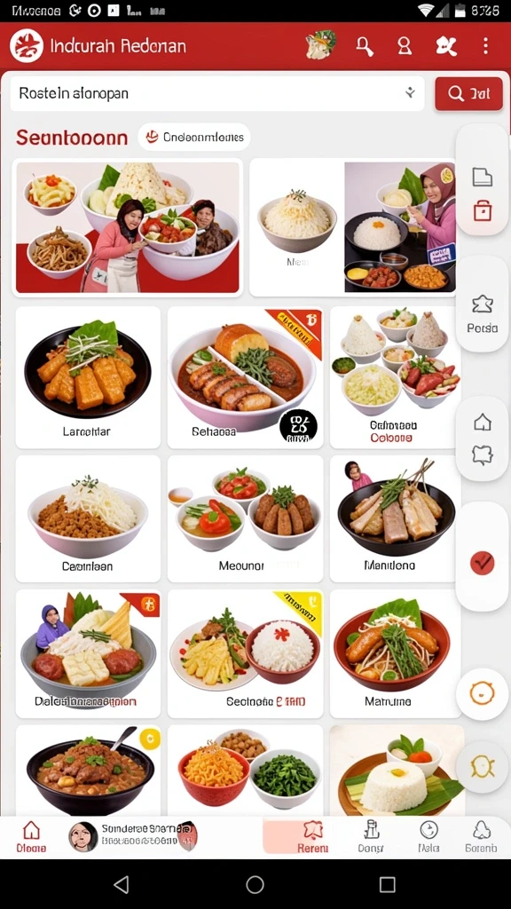 Tampilan antarmuka yang ramah pengguna dan menarik.