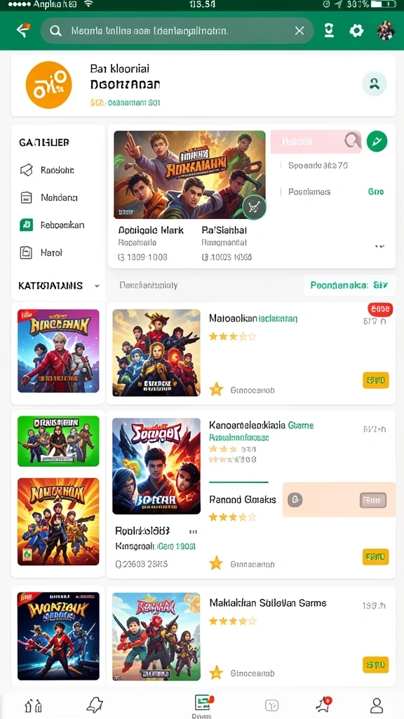 Tampilan antarmuka yang menarik dan mudah digunakan.