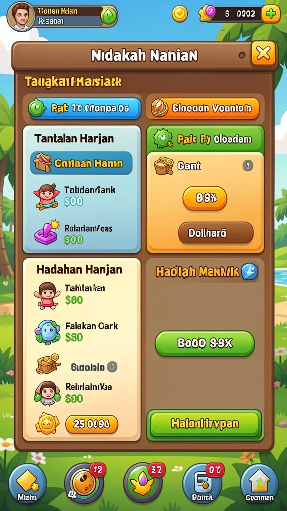 Screenshot menampilkan hadiah besar yang bisa didapat dalam LUCKYDF.