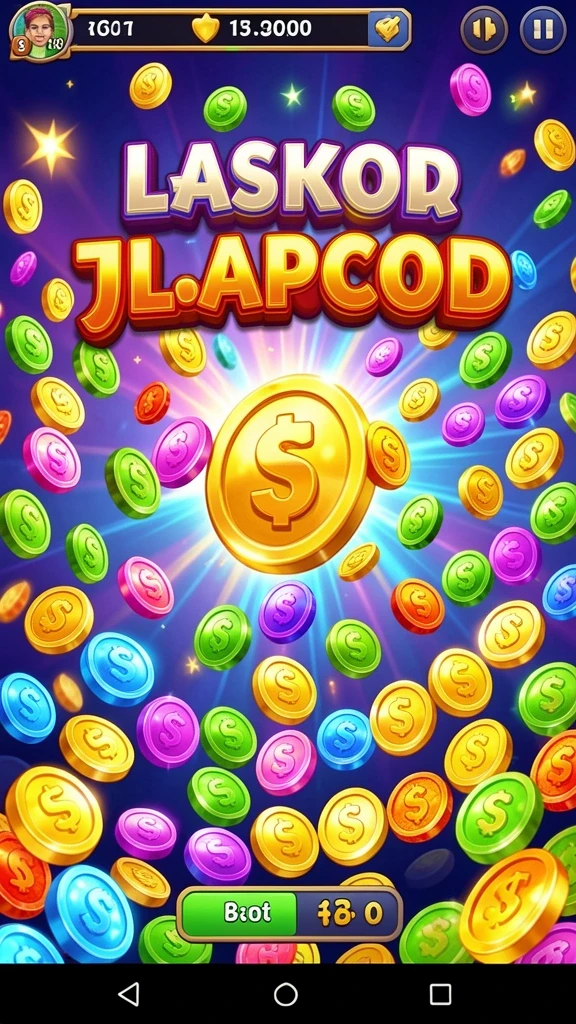 Tampilan utama permainan slot MAXSLOT yang menarik.