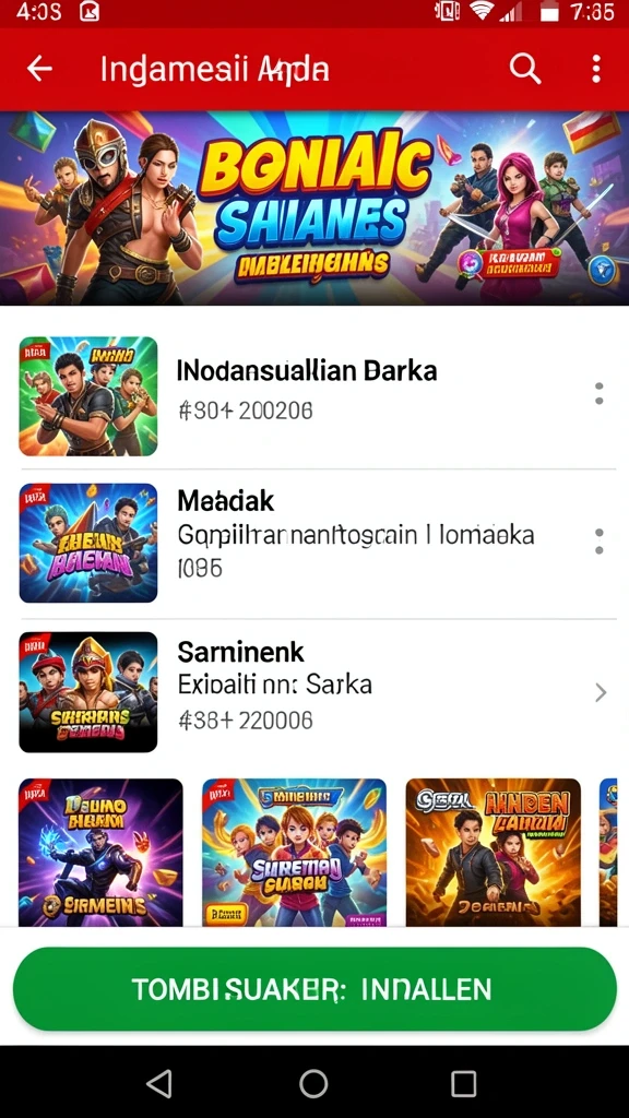 Tampilan antarmuka yang menarik dan modern.