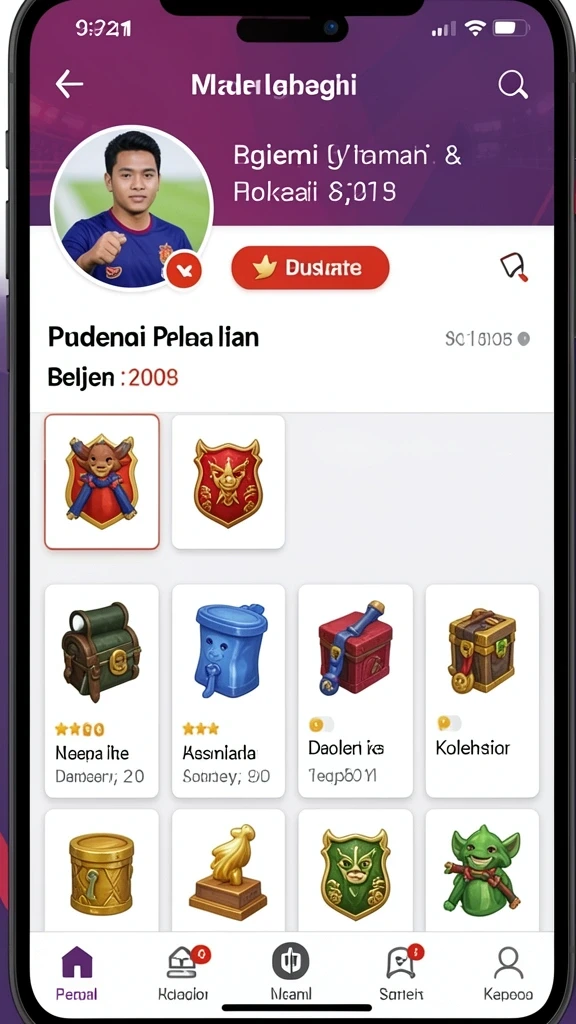 Tampilan awal yang menarik dan mudah dipahami.