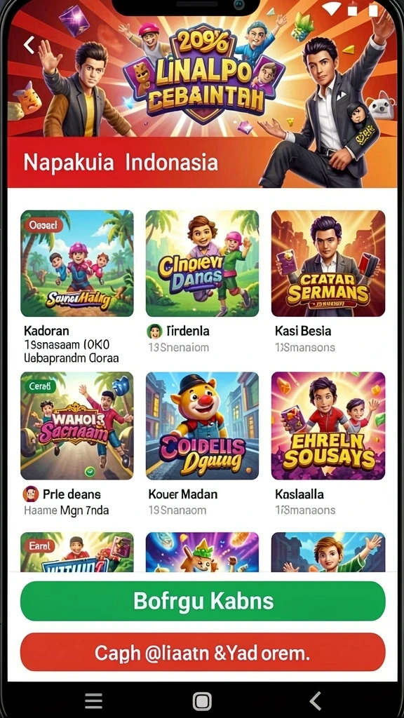 Tangkapan layar menampilkan antarmuka permainan yang menarik.