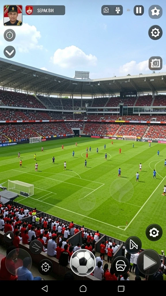 Screenshot menampilkan level dengan desain grafis yang menarik.