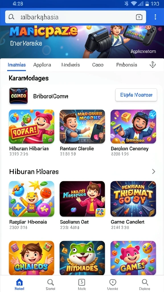 Level baru yang menantang dan penuh rintangan.