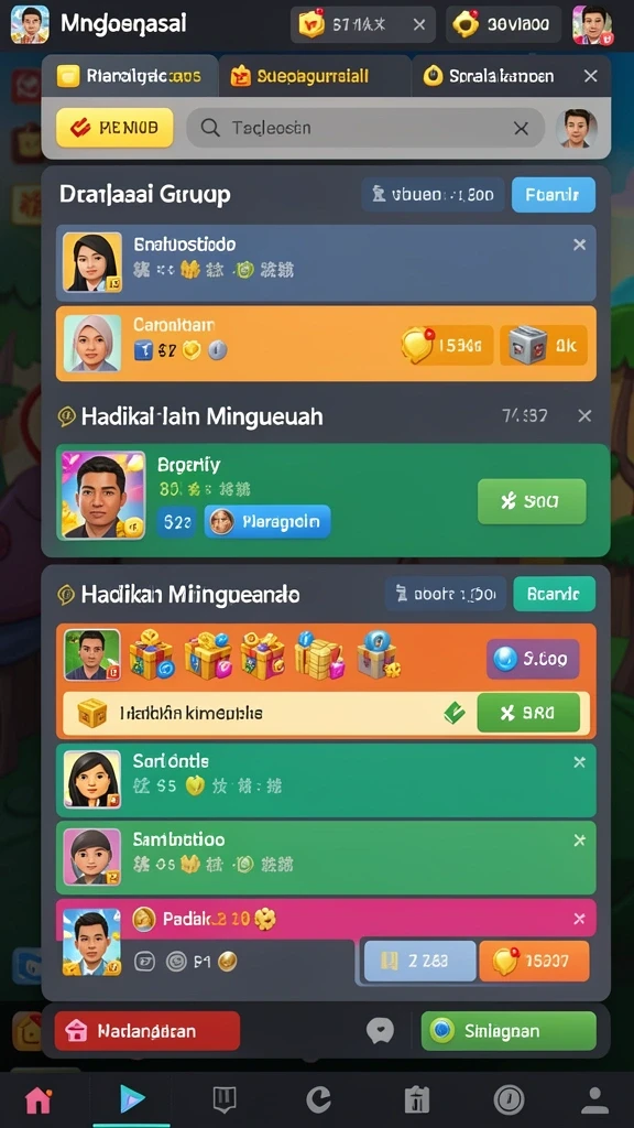 Visual grafis yang menawan di dalam game.