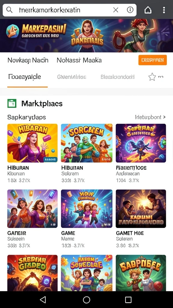 Screenshot permainan slot yang penuh warna dan menarik.
